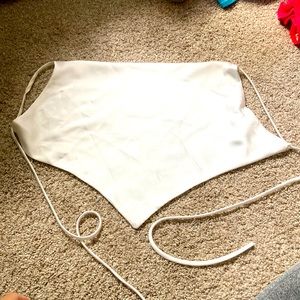 Backless Triangle Cropped Top. Brand New! Size Small